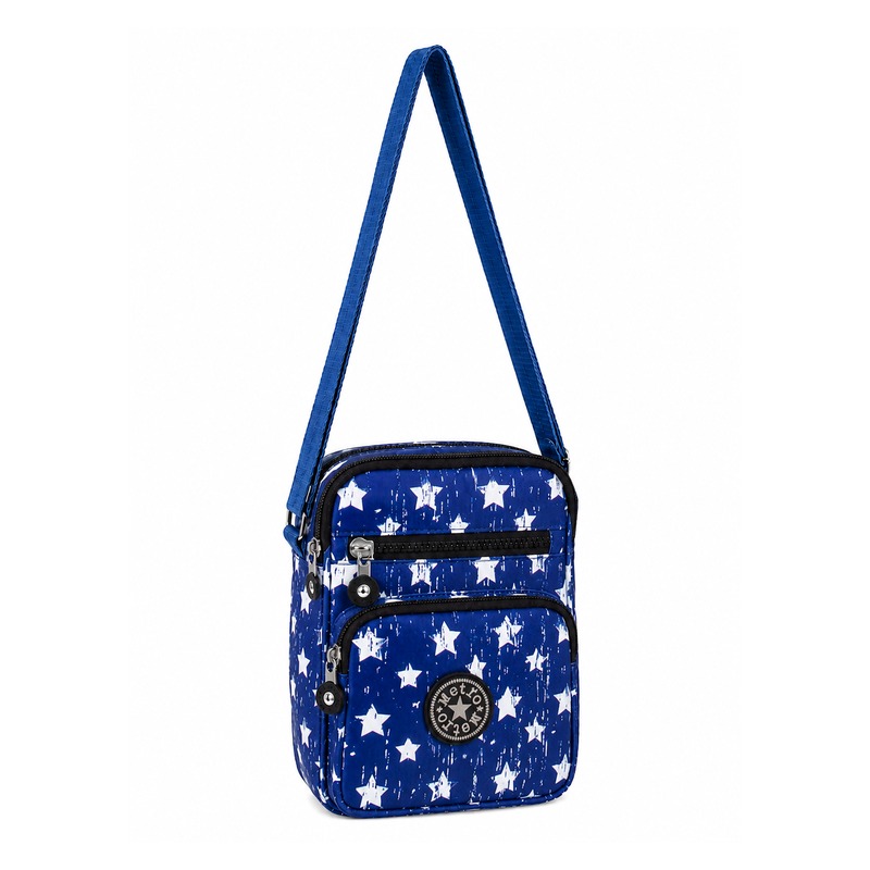 (image for) LL-167 Navy Star Small Unisex Polyester Shoulder Bag (New)